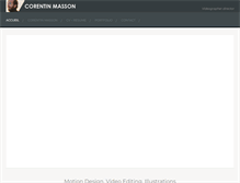 Tablet Screenshot of corentinmasson.com